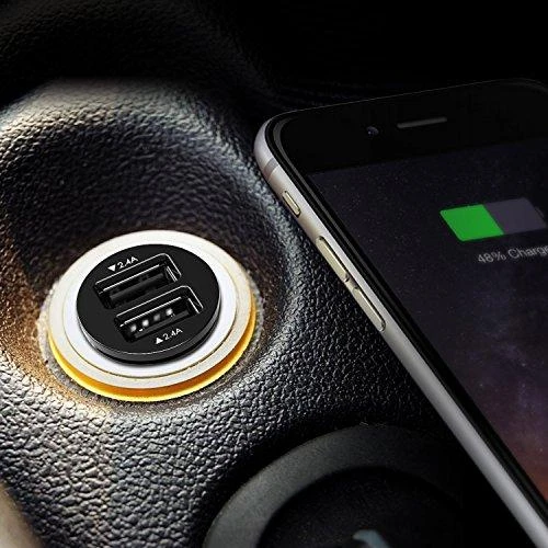 Aukey automobilinis įkroviklis CC-S1 2 x USB-A, 24 W
