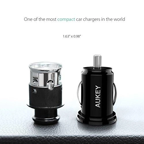 Aukey automobilinis įkroviklis CC-S1 2 x USB-A, 24 W