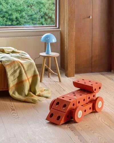 Modu Dreamer Blocks 12in1 – dideli, kūrybingi blokeliai iš EPP putų | Sudegė Oranžinis