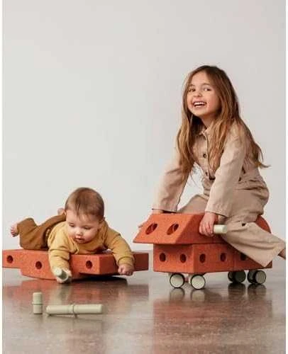 Modu Curiosity Blocks 4in1 – dideli, kūrybingi blokeliai iš EVA putų | Degintas apelsinas