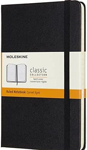 Moleskine Notes Classic 11,5x18 tw. linijos, juoda
