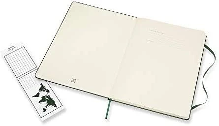Moleskine Pastabos Classic XL 19x25 tt. sklandžiai žalia miRtle