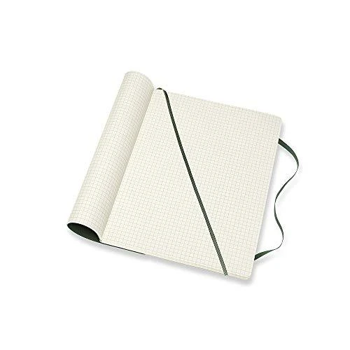 Moleskine Pastabos 19x25 mirtle tinklelio žalia