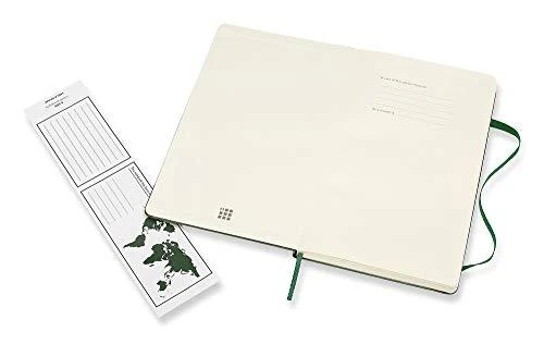 Moleskine Notes Classic L 13x21 tw. grotelės mirtowa žalia
