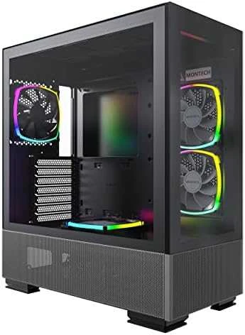 Montech SKY TWO, Midi-Tower - juodos spalvos