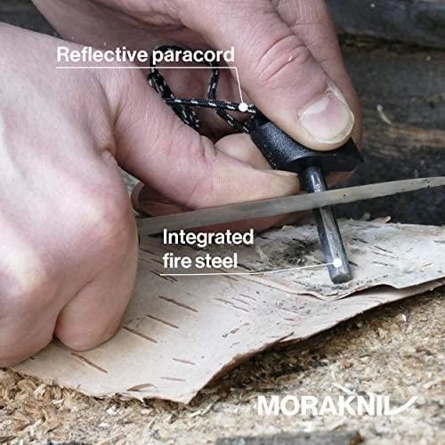 Morakniv Stovyklavimo peilis su ugnies skeltuvu Companion spark (S), 104mm, juodas