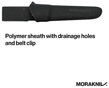Morakniv Stovyklavimo peilis su ugnies skeltuvu Companion spark (S), 104mm, juodas