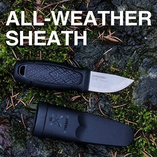 Peilis Morakniv Eldris, nerūdijantis plienas, juodas