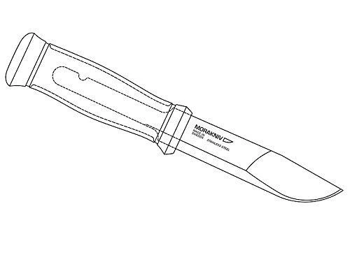 Stovyklavimo peilis Morakniv® 2000, žalias, 109mm geležtė