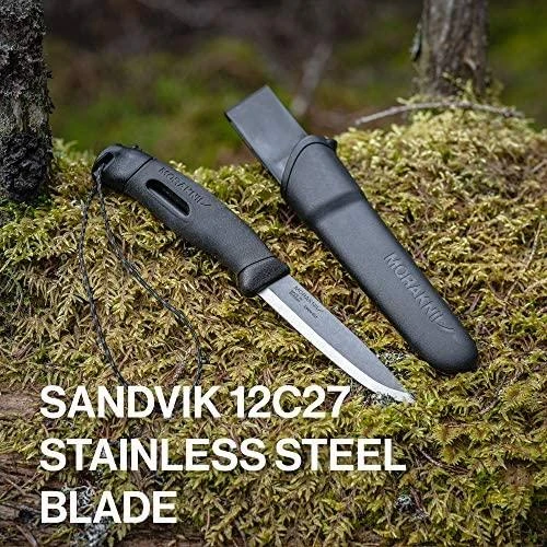Morakniv Stovyklavimo peilis su ugnies skeltuvu Companion spark (S), 104mm, žalias
