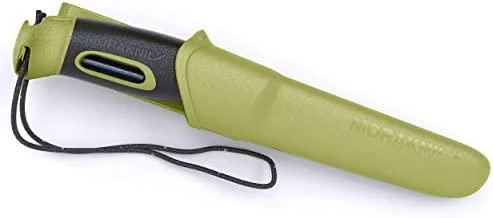 Morakniv Stovyklavimo peilis su ugnies skeltuvu Companion spark (S), 104mm, žalias