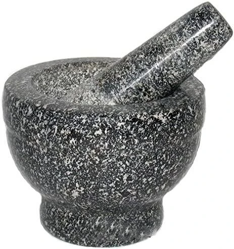 King Hoff Moździerz Skiedinys, akmenų rinkinys po 2, skersmuo 14x10cm kinghoff