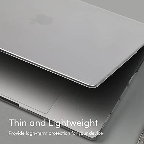 „Moshi iGlaze“ kietasis dėklas – „Obudowa MacBook Pro 16“ (M4/M3/M2/M1/2024–2021), skaidrus
