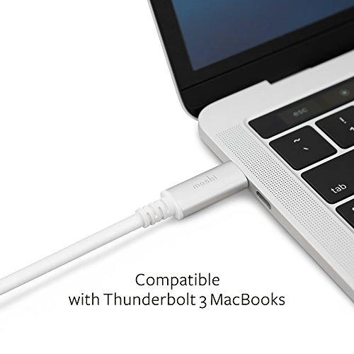 Moshi USB-C į DisplayPort 1,5 m, 5K (baltas) laidas