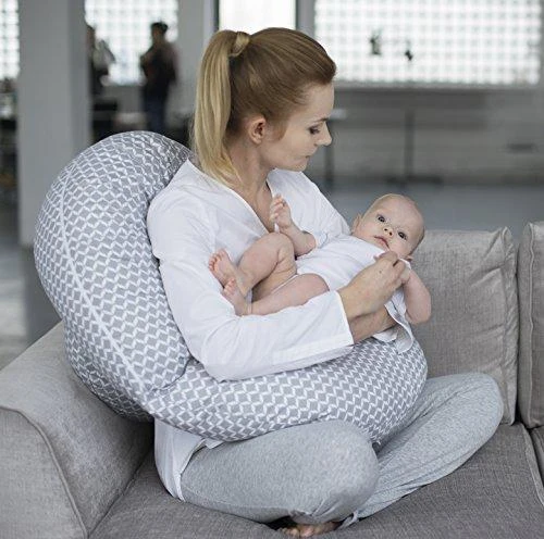 MOTHERHOOD mamos pagalvė Classics, pilka 001/138