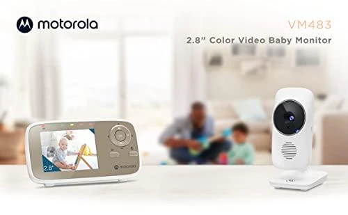 Kūdikių stebėjimo kamera Motorola VM483, 2,8" (laidinė mobili auklė)
