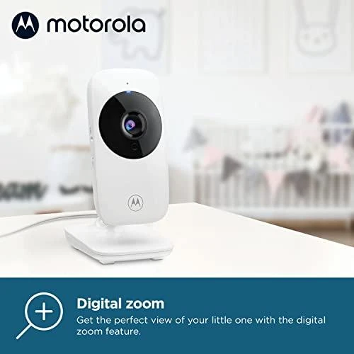 Kūdikio stebėjimo kamera Motorola VM482 2.4", Baltos/Pilkos spalvos