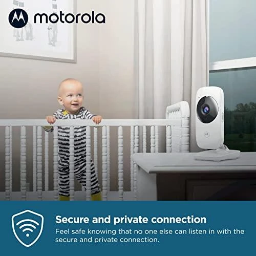 Kūdikio stebėjimo kamera Motorola VM482 2.4", Baltos/Pilkos spalvos