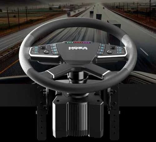 Žaidimų vairas Moza Racing RS071 Truck Driving Simulator Bundle – juodos spalvos