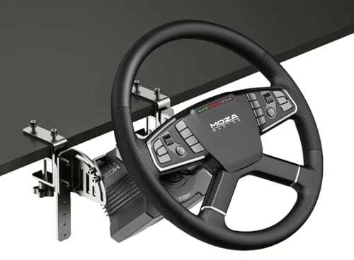 Žaidimų vairas Moza Racing RS071 Truck Driving Simulator Bundle – juodos spalvos