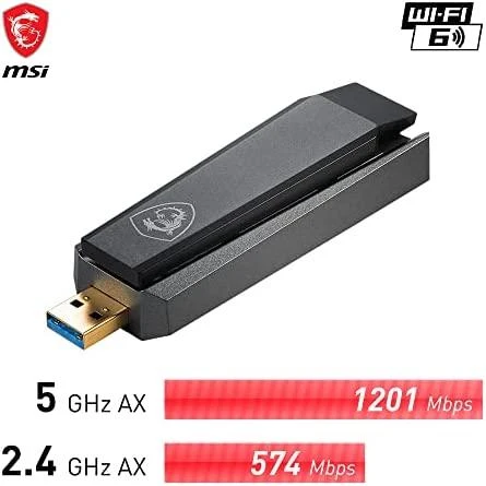 MSI GUAX18 Wi-Fi adapteris su USB jungtimi