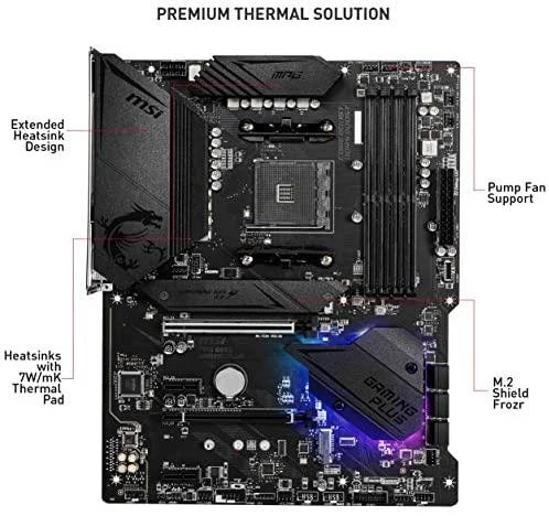 Pagrindinė plokštė MSI MPG B550 Gaming Plus