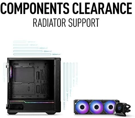 MSI MPG VELOX 100R kompiuterio korpusas
