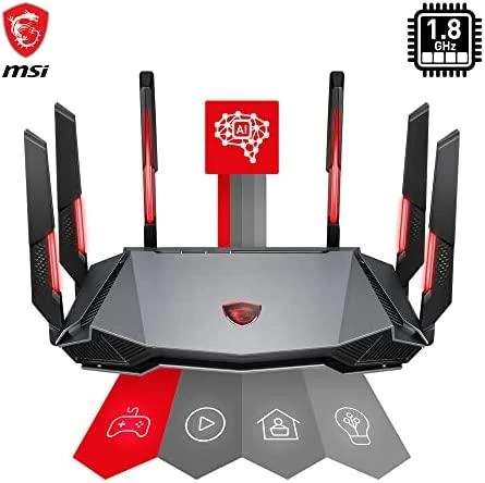 Belaidis maršrutizatorius MSI RadiX AXE6600 WiFi 6E