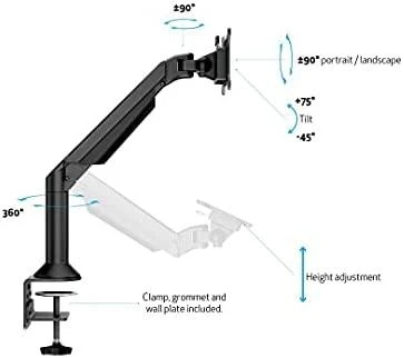 Laikiklis Multibrackets MB GAS LIFT ARM BASIC 10KG MAX.100X100 B