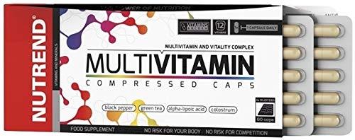 Maisto papildas kapsulėmis Nutrend Multivitamin Compressed 60 kapsulių