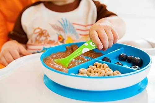 MUNCHKIN 12+ mėn. plastikiniai stalo įrankiai, 3 komplektai