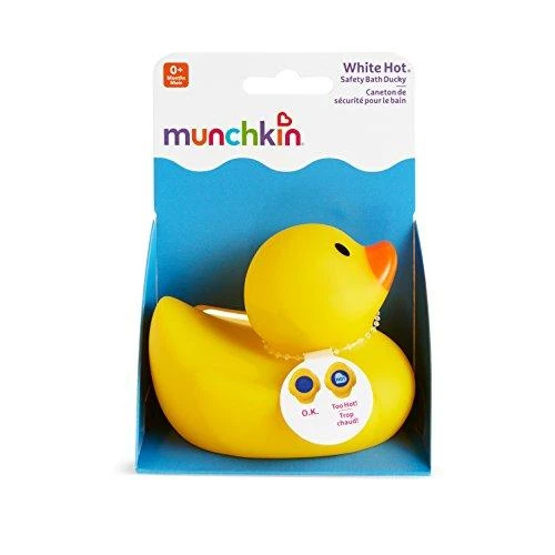 MUNCHKIN žaisliukas reaguojantis į karštą vandenį Baltas Hot safety bath duck 0m+ 011051