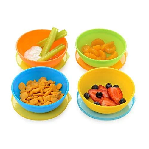 MUNCHKIN dubenėlių su dangteliais rinkinys ir du šaukšteliai LOVE A BOWL
