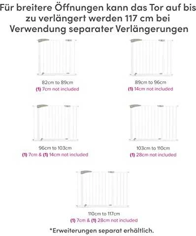 MUNCHKIN saugos varteliai Maxi- Secure Pressure Fit Gate 0-24m 011446