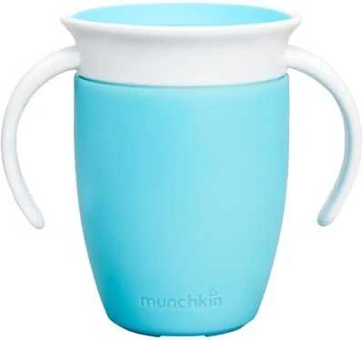 MUNCHKIN mokymosi puodelis MIRACLE 360, mėlynas, 6 mėn+, 207 ml, 90101