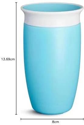 MUNCHKIN puodelis, Miracle 360, mėlynos spalvos, 12mėn+, 296ml, 01102802