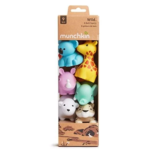 MUNCHKIN vonios žaislų rinkinys, gyvūnai, 9mėn+, 8 vnt, 90200