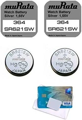 Baterija - Murata 364 (SR621SW) Sidabro Oksidas 1.55V 10 Vnt.