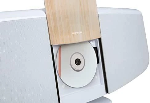 Muzikinis centras Thomson Garso Sistema BT CD/MP3/USB Baltas Wood Finish