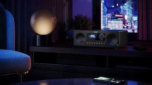 Muzikinis centras „Sharp TOKYO DAB+“ universali „Hi-Fi“ sistema | XL-B720D(BK) | AUX įvestis | „Bluetooth“ | CD grotuvas | FM radijas