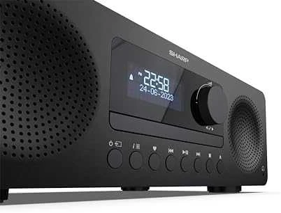 Muzikinis centras „Sharp TOKYO DAB+“ universali „Hi-Fi“ sistema | XL-B720D(BK) | AUX įvestis | „Bluetooth“ | CD grotuvas | FM radijas