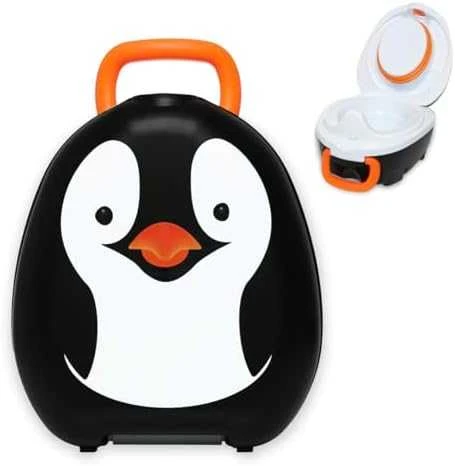 Mokomasis nešiojamas naktipuodis My Carry Potty, žuvelė, oranžinės spalvos
