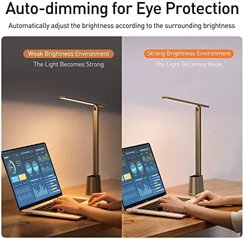 Įkraunama Baseus Smart Eye stalinė lempa - Pilka