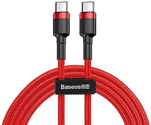Baseus Cafule kabelis USB-C PD 2.0 QC 3.0 60W 2m - Pilka / Juoda