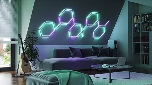 „Nanoleaf“ | Linijų išplėtimo paketas (3 panelės) | 16 mln. spalvų