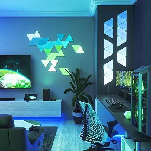 Nanoleaf Shapes Triangles Mini Expansion Pack (10 plokščių) 1 x 0,54 W 16M+ spalvos 2,4GHz WiFi b/g/n;