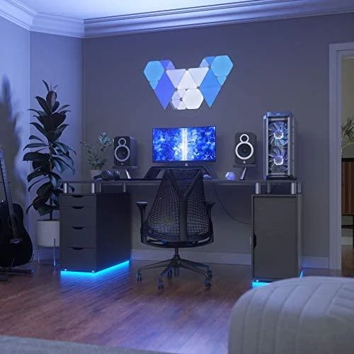 Nanoleaf Shapes Triangles Mini Expansion Pack (10 plokščių) 1 x 0,54 W 16M+ spalvos 2,4GHz WiFi b/g/n;
