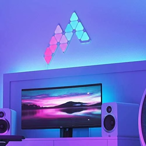 Nanoleaf Shapes Triangles Mini Expansion Pack (10 plokščių) 1 x 0,54 W 16M+ spalvos 2,4GHz WiFi b/g/n;