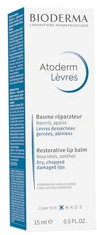 Bioderma Atoderm atkuriamasis lūpų balzamas 15ml