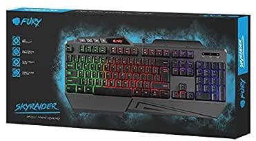 Fury Skyraider Klaviatūra žaidimams, RGB LED pašvietimas, US, Juodas, su laidu